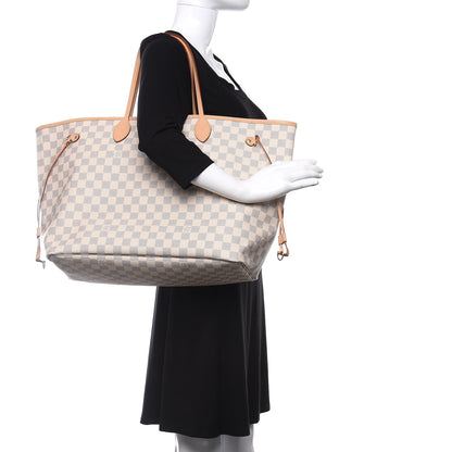 Louis Vuitton Damier Azur Neo Neverfull GM Rose Ballerine 2 of 10