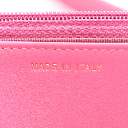 Chanel Caviar Quilted Boy Wallet On Chain WOC Pink 7 of 12