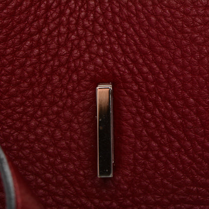 Hermes Taurillon Clemence Birkin 35 Rouge H 20 of 29