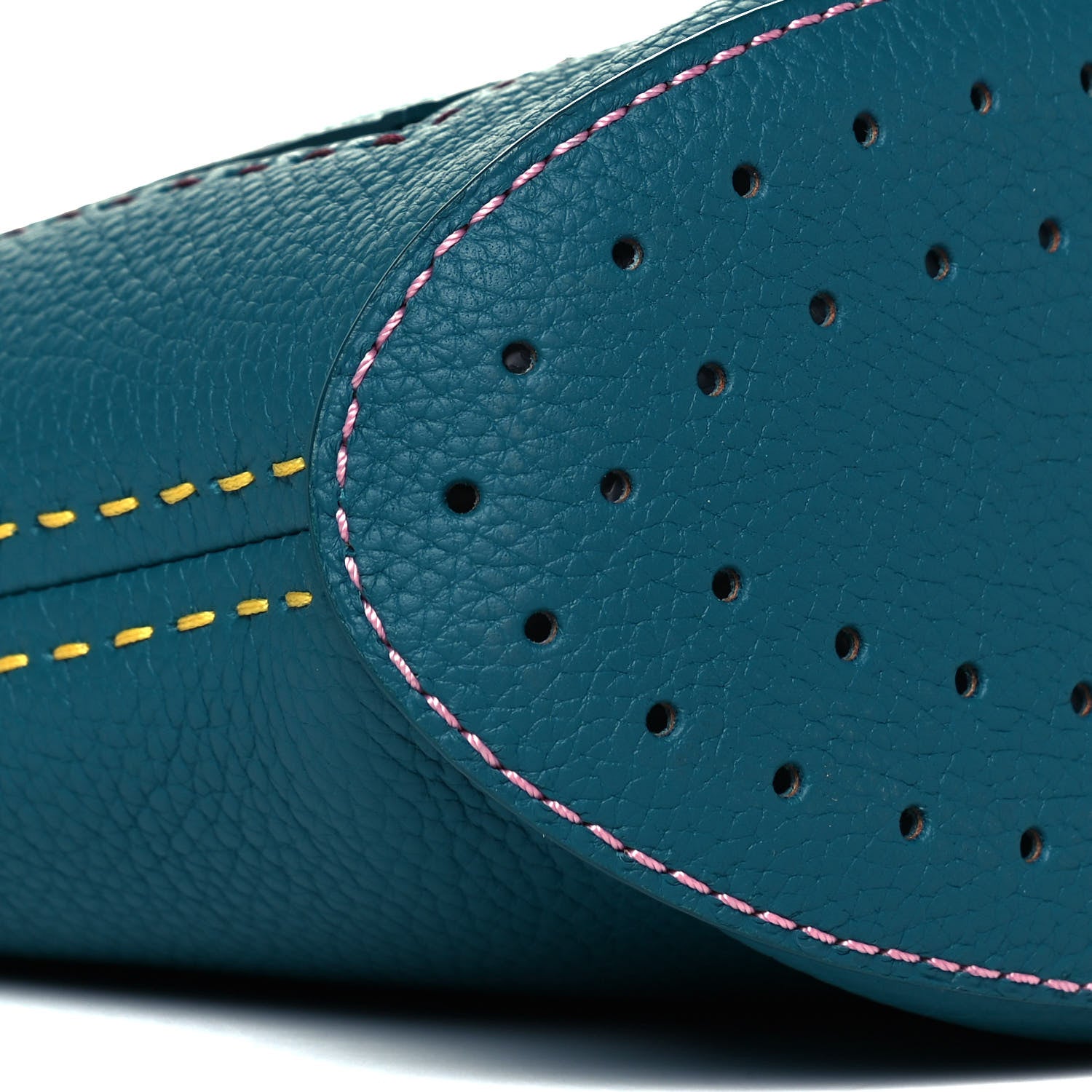 Delvaux Taurillon Mini Pin Bucket Peacock 9 of 10