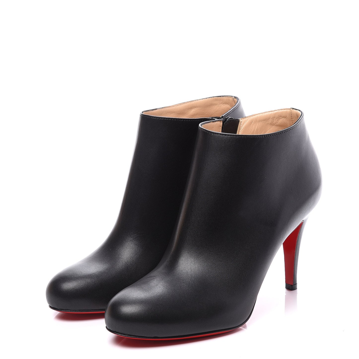 Calfskin Belle 85 Ankle Boots 37 Black