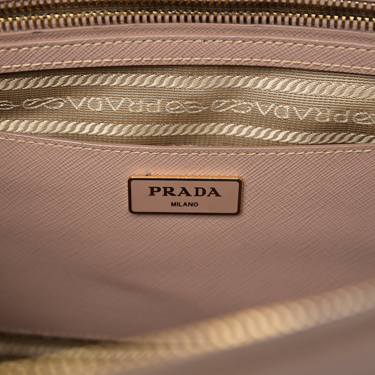 Prada Saffiano Medium Galleria Double Zip Tote Cammeo 5 of 9