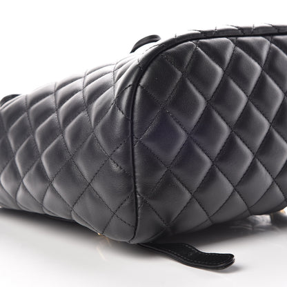 Chanel Lambskin Quilted Small Urban Spirit Backpack Black 5 of 10
