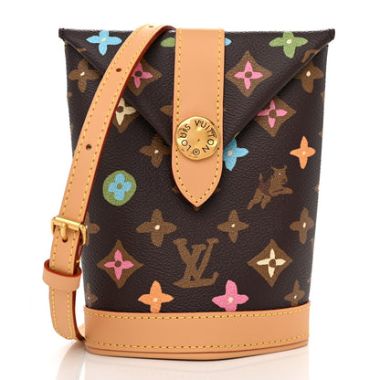 Louis Vuitton X TYLER THE CREATOR Monogram Craggy Envelope Pouch Chocolate 1 of 9
