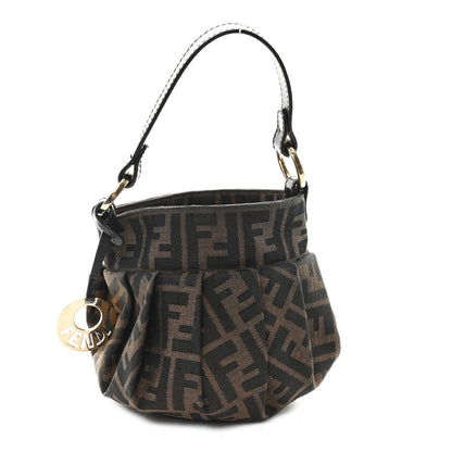 Fendi Zucca Mini Chef Hobo Tobacco 1 of 13