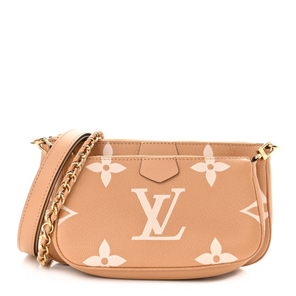 Louis Vuitton Empreinte Monogram Giant Multi Pochette Accessories Arizona Creme 1 of 9