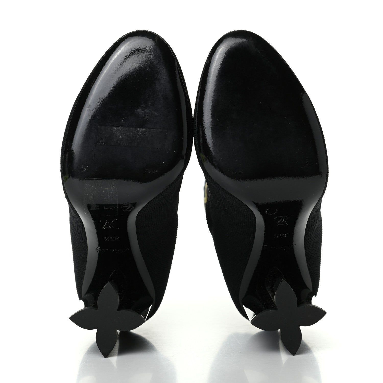 Louis Vuitton Stretch Fabric New Wave Silhouette Ankle Boots 36.5 Black 5 of 8