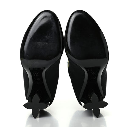 Louis Vuitton Stretch Fabric New Wave Silhouette Ankle Boots 36.5 Black 5 of 8