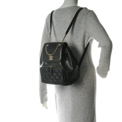 Chanel Caviar Quilted Business Affinity Backpack Black 2 of 8