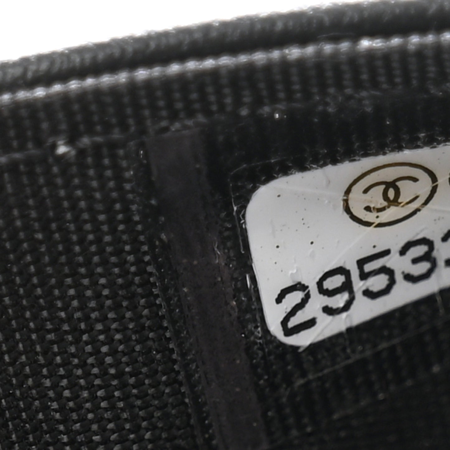 Caviar Quilted Boy Wallet On Chain WOC Black