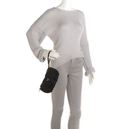 Prada Tessuto Nylon Bow Wristlet Nero Black 2 of 8