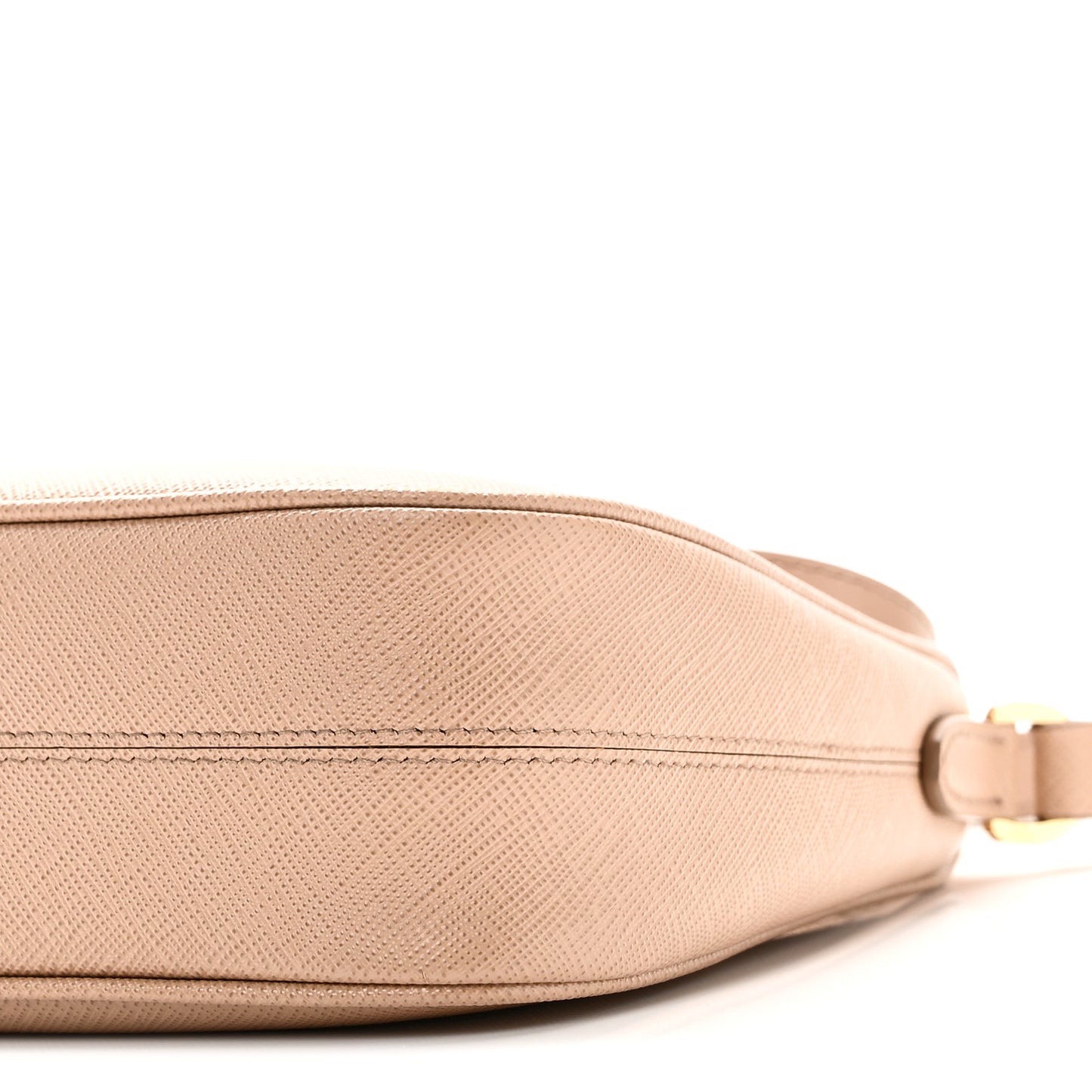 Saffiano Lux Re-Edition Mini Shoulder Bag Cammeo