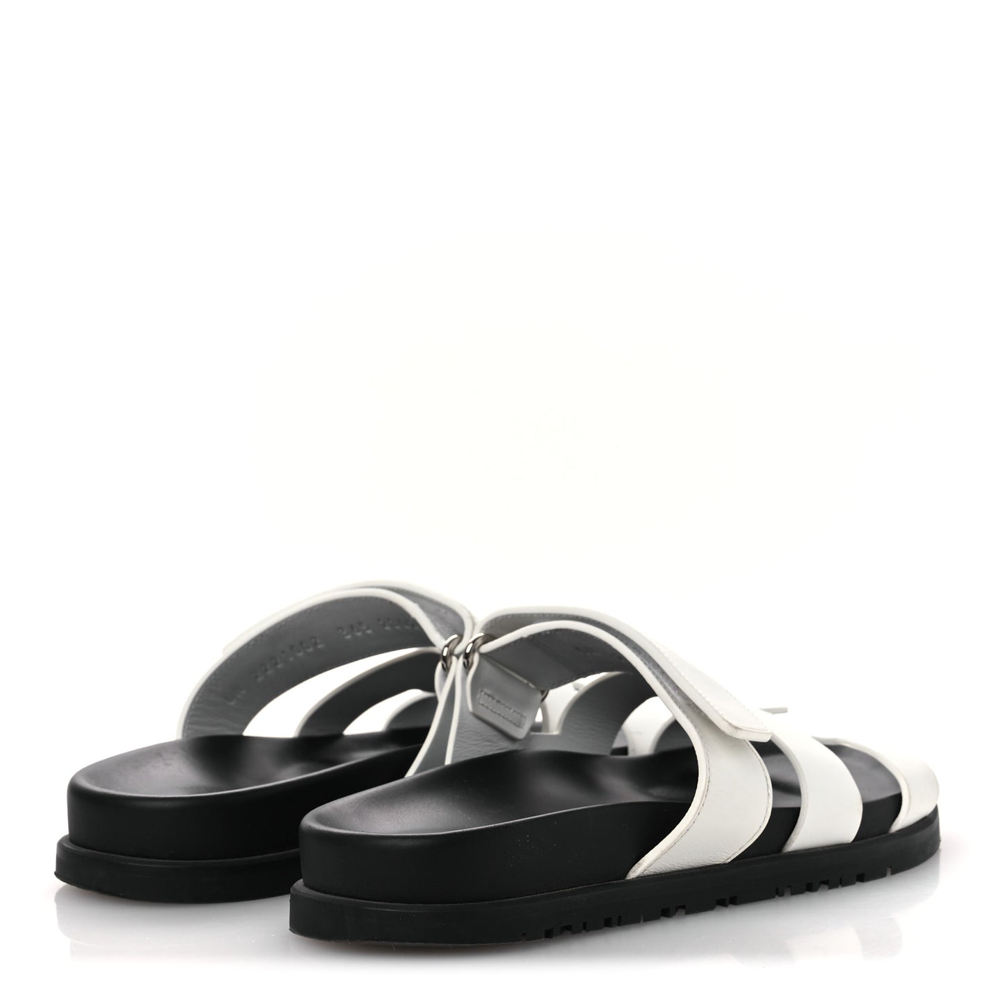 Calfskin Womens Chypre Sandals 36.5 White