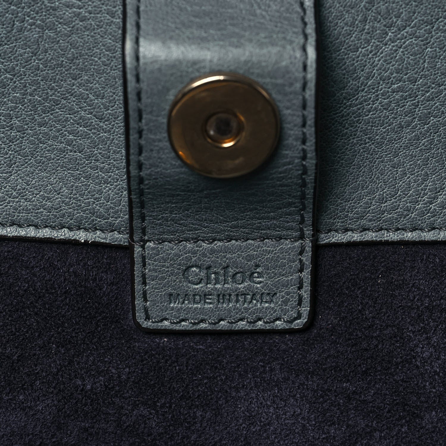 Chloe Smooth Calfskin Medium Milo Shopping Tote Cloudy Blue 6 of 18