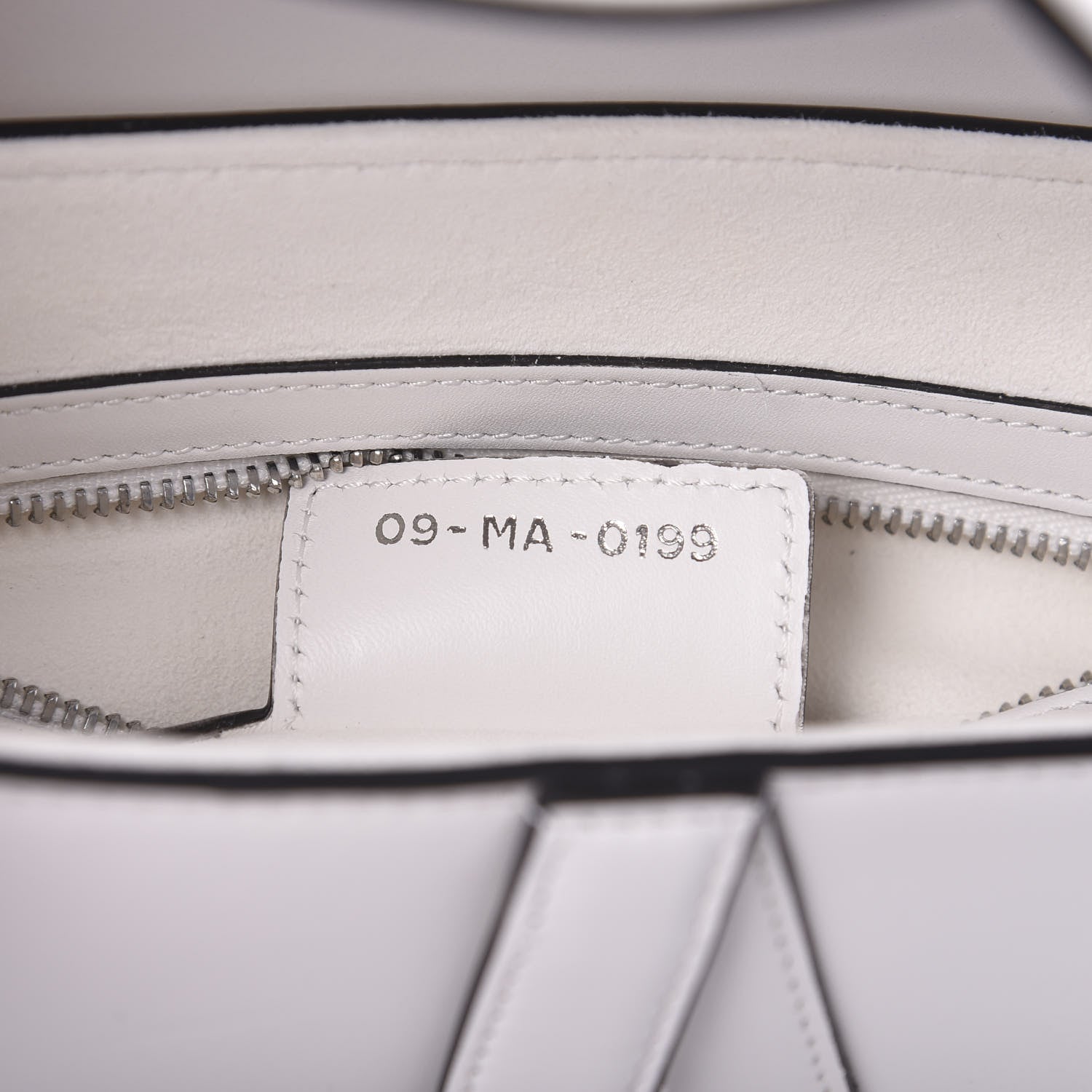 Christian Dior Calfskin Saddle Bag White 7 of 11