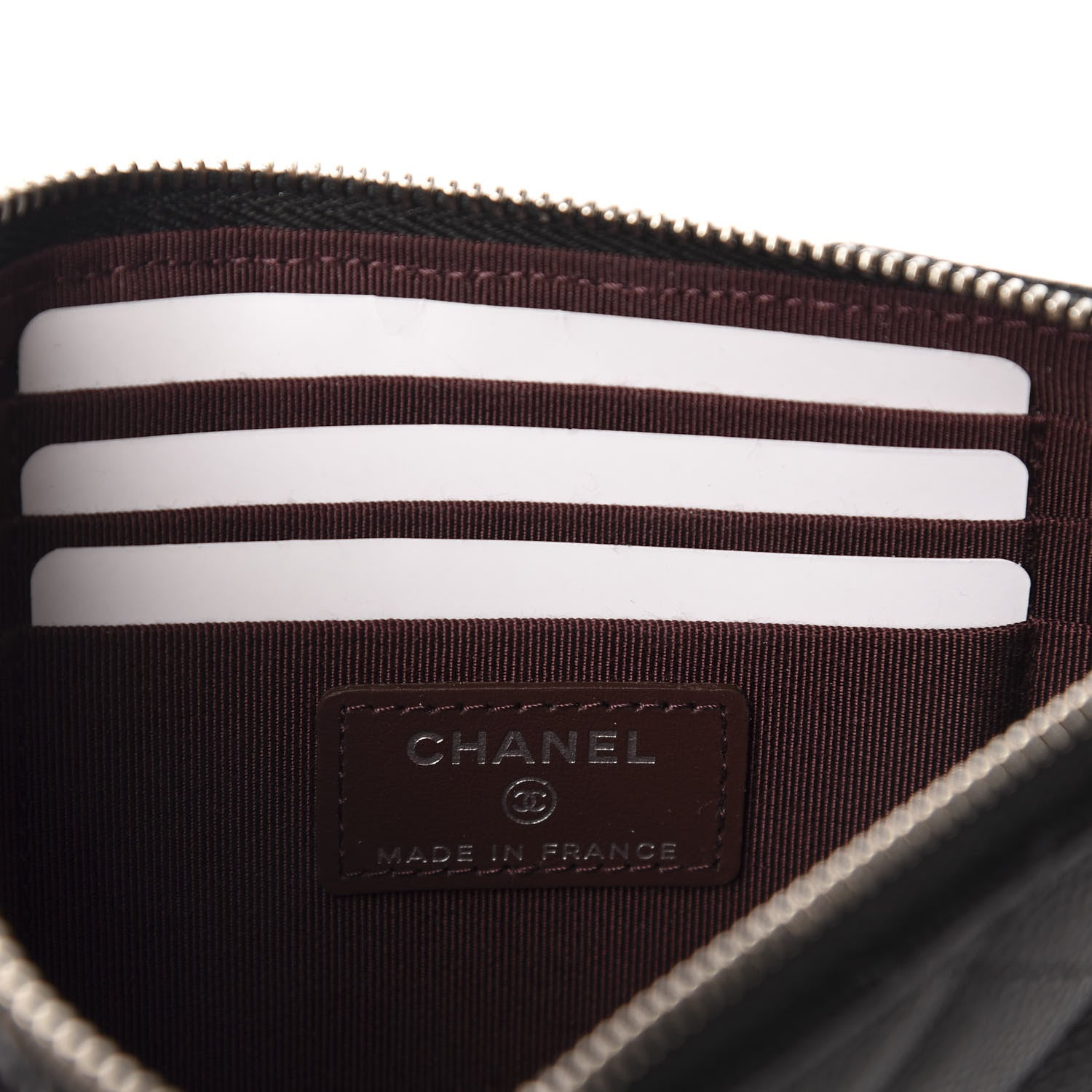 Chanel Caviar Quilted Classic iPhone Pouch Black 6 of 8