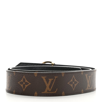 Louis Vuitton Monogram Epi 35mm LV Circle Reversible Belt 85 34 Black 3 of 9