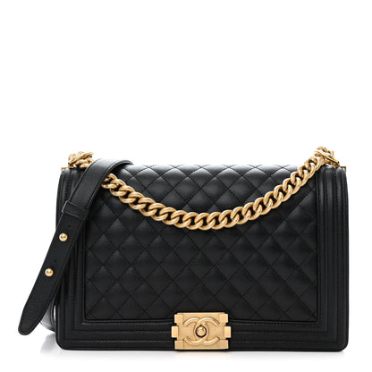 Chanel Caviar Quilted New Medium Boy Flap Black 1 of 13