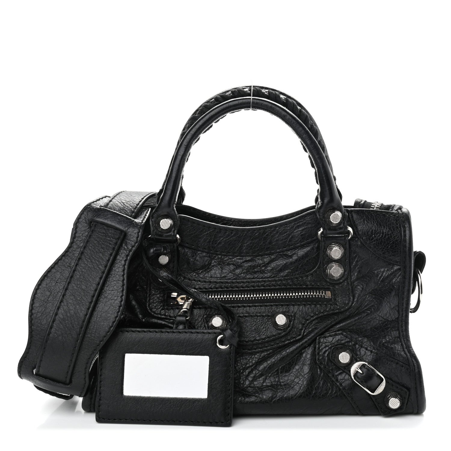 Balenciaga Agneau Giant 12 Silver Hardware Mini City Black 1 of 11