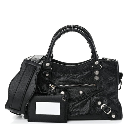 Balenciaga Agneau Giant 12 Silver Hardware Mini City Black 1 of 11