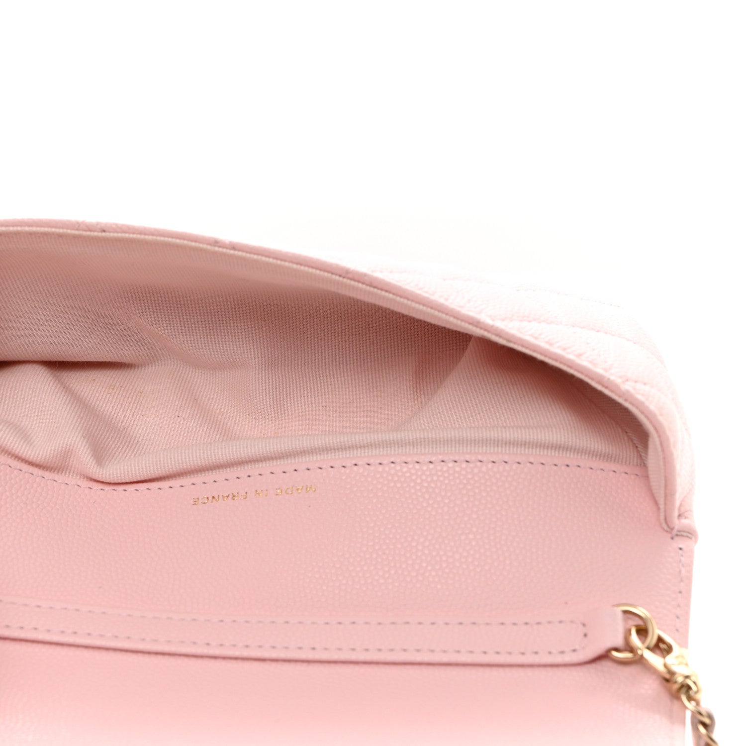 Chanel Caviar Quilted Glasses Case with Chain Light Pink 5 of 8