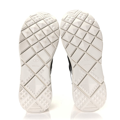 Valentino Garavani Calfskin Mens Mixed Media Sneakers 43 Black Mutlicolor 5 of 8