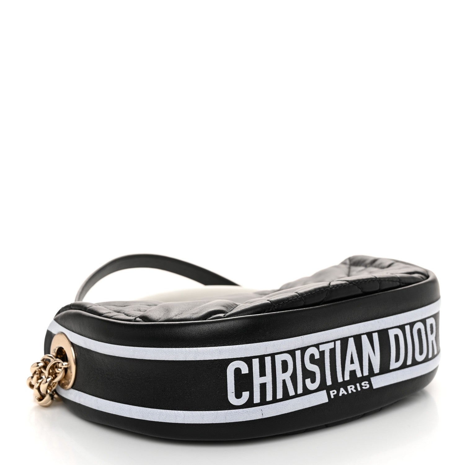 Christian Dior Lambskin Cannage Small Dior Vibe Hobo Bag Black 4 of 11