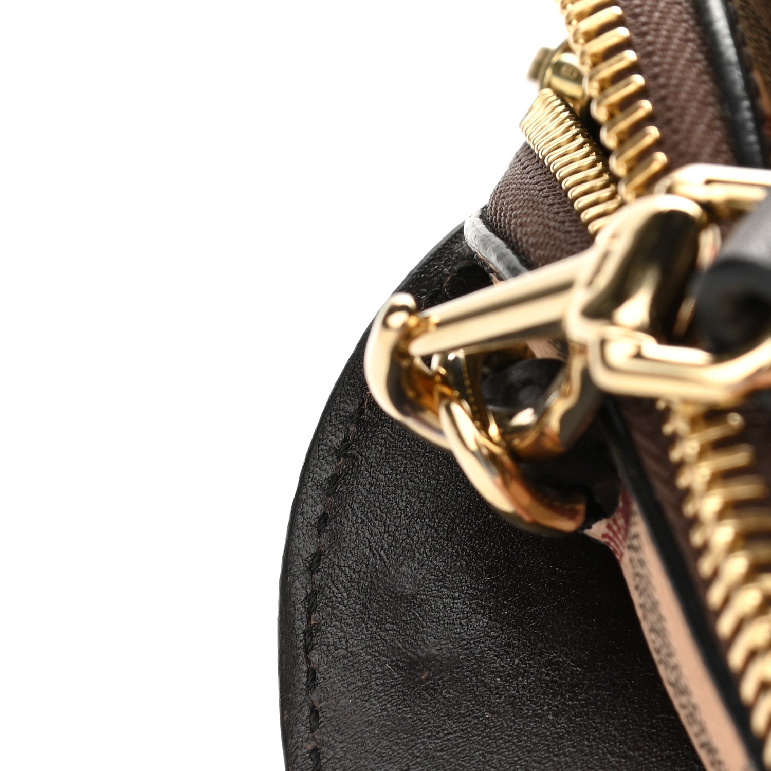 Burberry Haymarket Check Small Primrose Crossbody Bag Chocolate 9 of 9