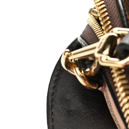 Burberry Haymarket Check Small Primrose Crossbody Bag Chocolate 9 of 9