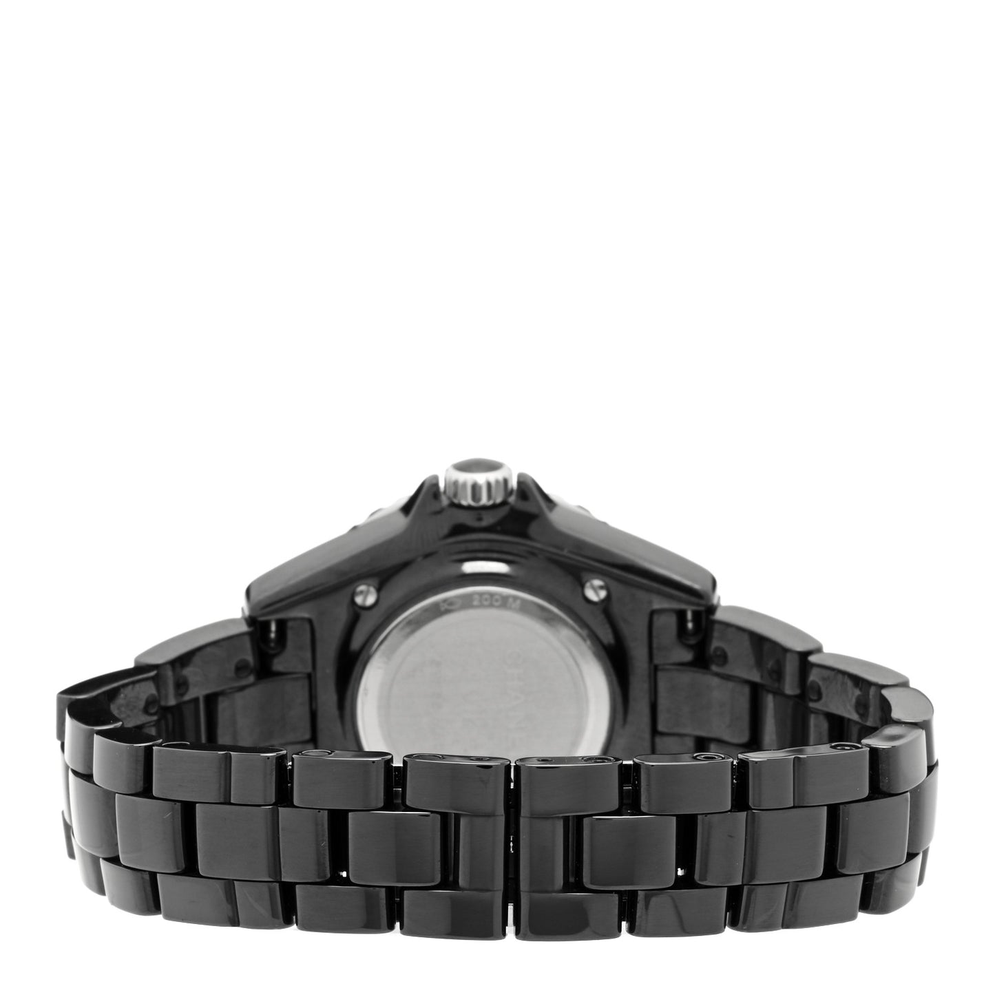 Stainless Steel Ceramic 33mm J12 Quartz Watch Black