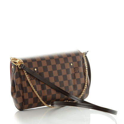 Louis Vuitton Damier Ebene Favorite MM 3 of 8