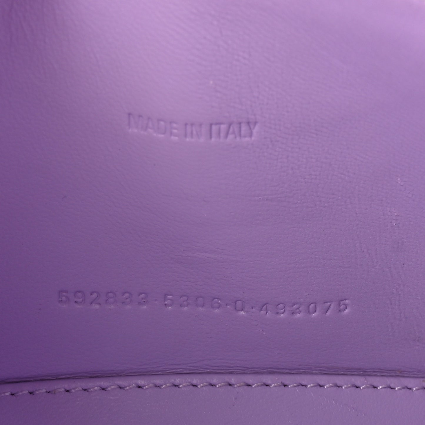 Shiny Calfskin Crocodile Embossed Hourglass Top Handle Bag XS Lilac