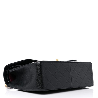 Chanel Caviar Quilted Jumbo Double Flap Black 4 of 12