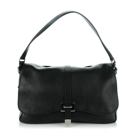 Prada Vitello Daino Shoulder Flap Bag Nero Black 1 of 7