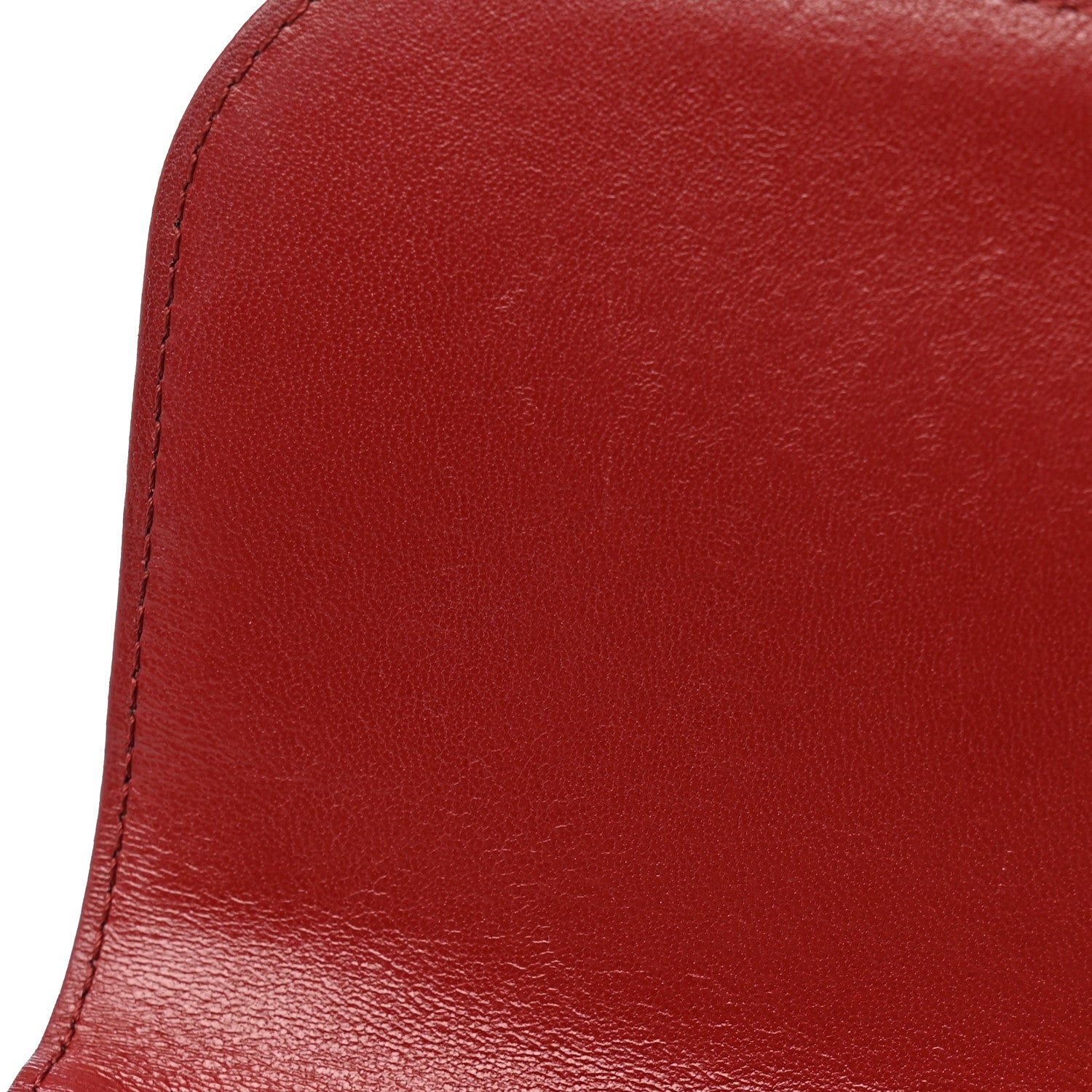 Chanel Lambskin Quilted Chain Infinity Top Handle Flap Burgundy 11 of 14