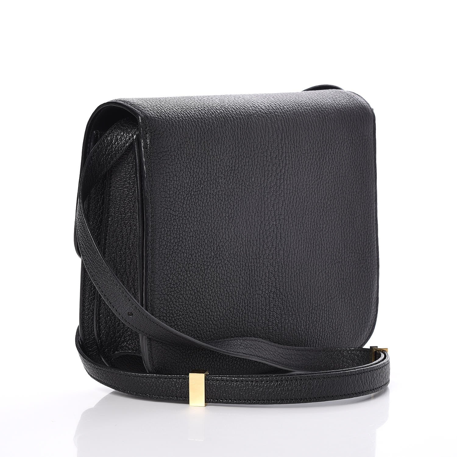 Celine Goatskin Medium Classic Box Flap Bag Black 3 of 8