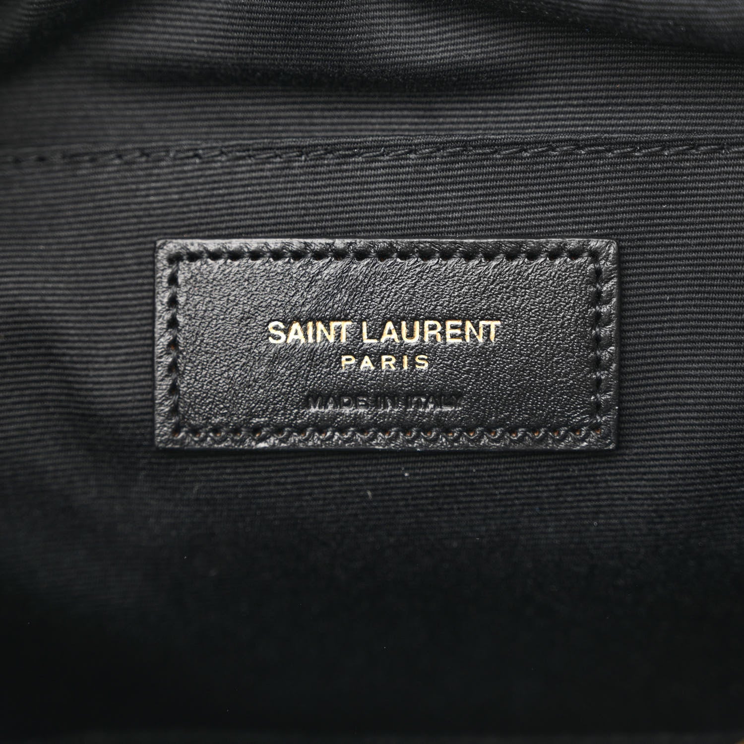 Saint Laurent Calfskin Matelasse Monogram Lou Camera Bag Black 6 of 13