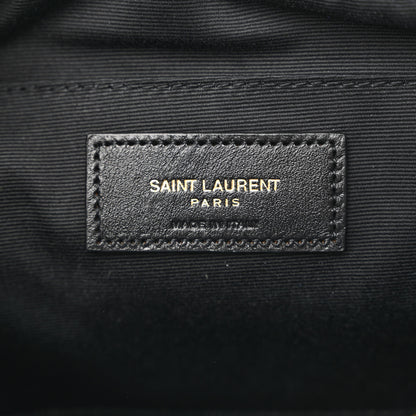 Saint Laurent Calfskin Matelasse Monogram Lou Camera Bag Black 6 of 13