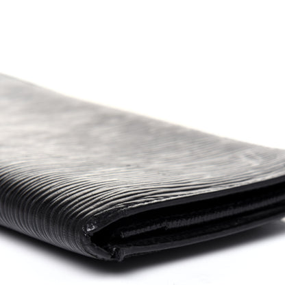 Louis Vuitton Epi Porte Valeurs Checkbook Wallet Black 14 of 17