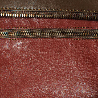 Celine Leather Suede Mini Luggage Khaki 6 of 7