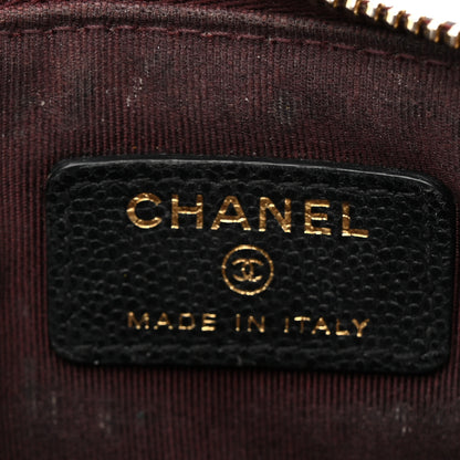 Chanel Caviar Quilted Small Pouch Black 6 of 12
