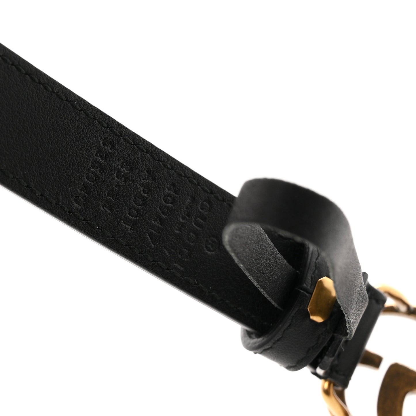 Calfskin Double G 20mm Belt 85 34 Black