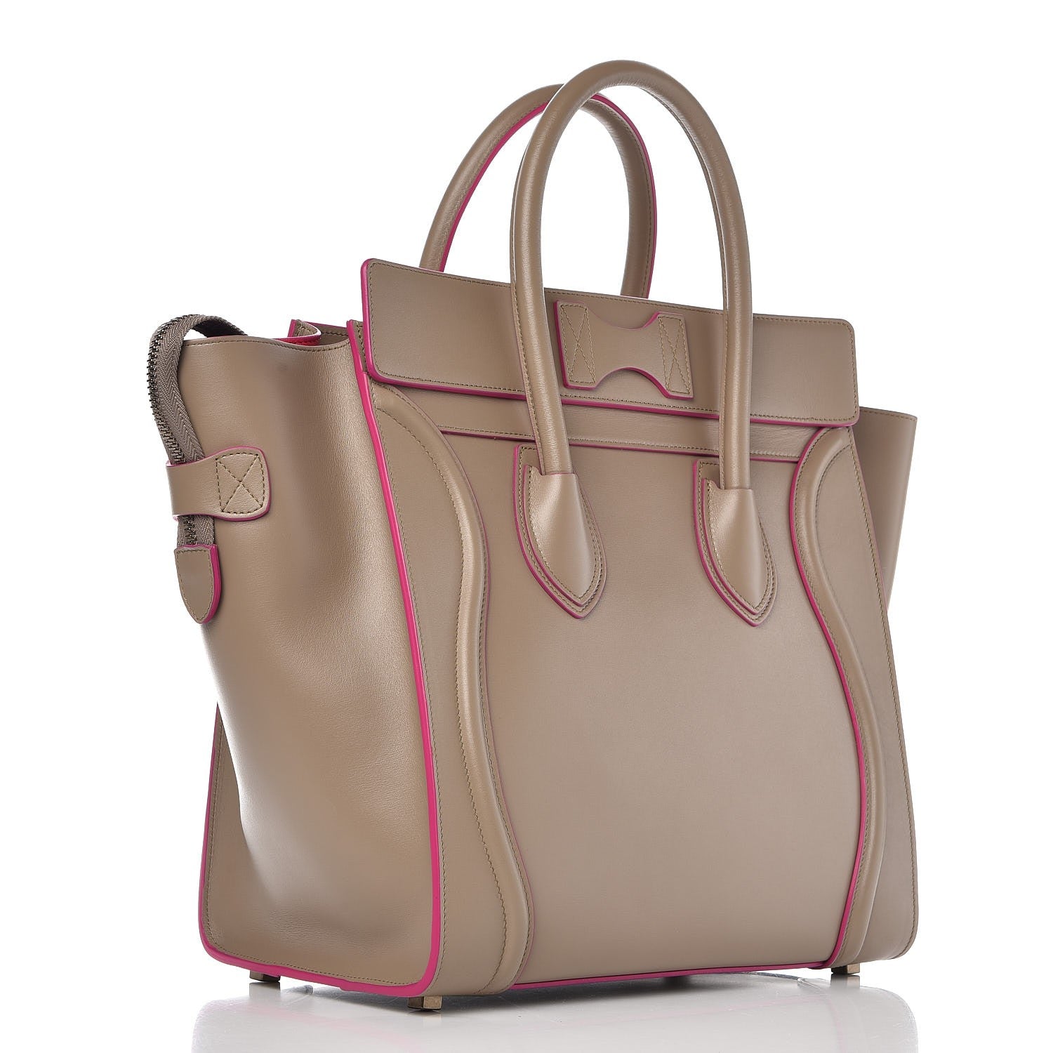 Celine Palmelato Mini Luggage Beige 3 of 8