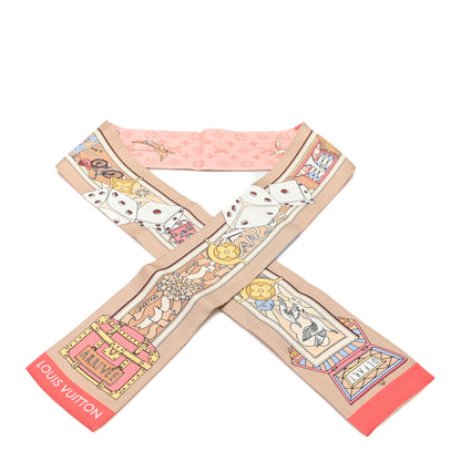 Louis Vuitton Silk Monogram LV Journey Bandeau Rose Beige 1 of 3