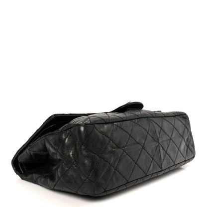 Chanel Metallic Aged Calfskin Quilted 2.55 Reissue 226 Flap So Black 4 of 10