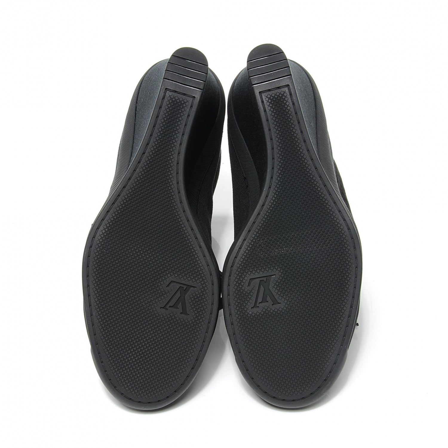 Louis Vuitton Suede Batignolles Wedges 37.5 Black 4 of 7
