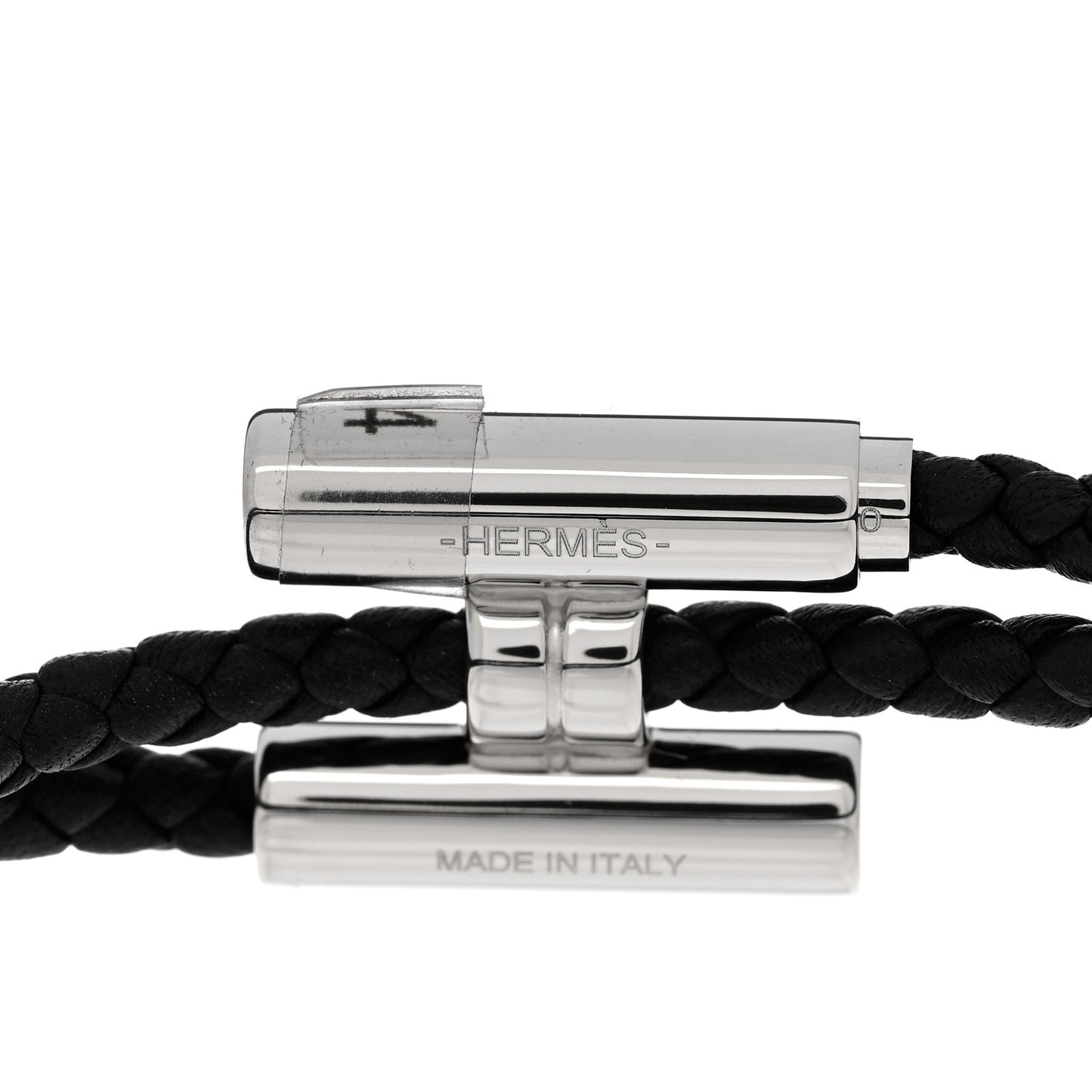 Swift Double Wrap Cord Tournis Tresse Bracelet Black