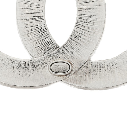 Chanel Baguette Crystal CC Brooch Silver 4 of 5