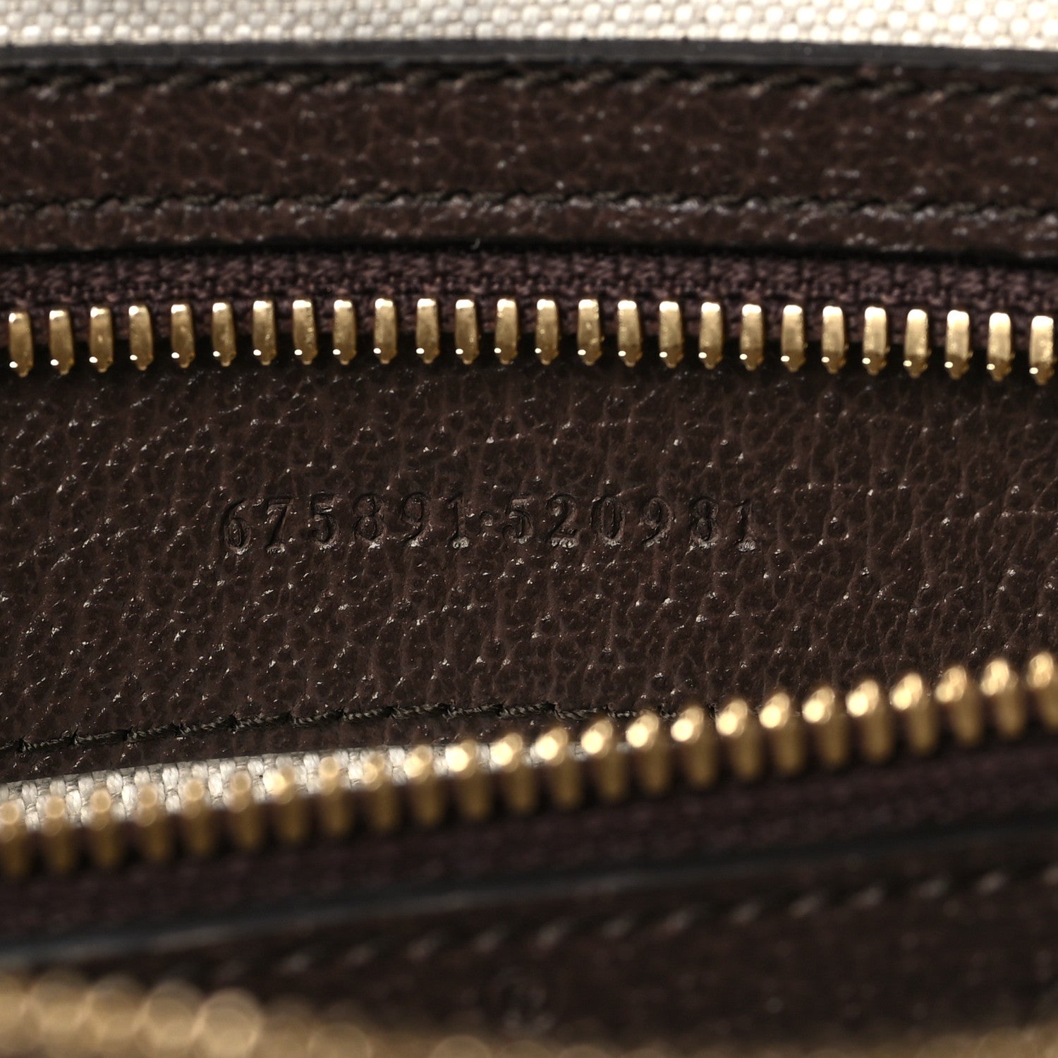 Gucci Monogram Jumbo GG Textured Dollar Calfskin Web Messenger Shoulder Bag Camel Ebony New Acero 7 of 10