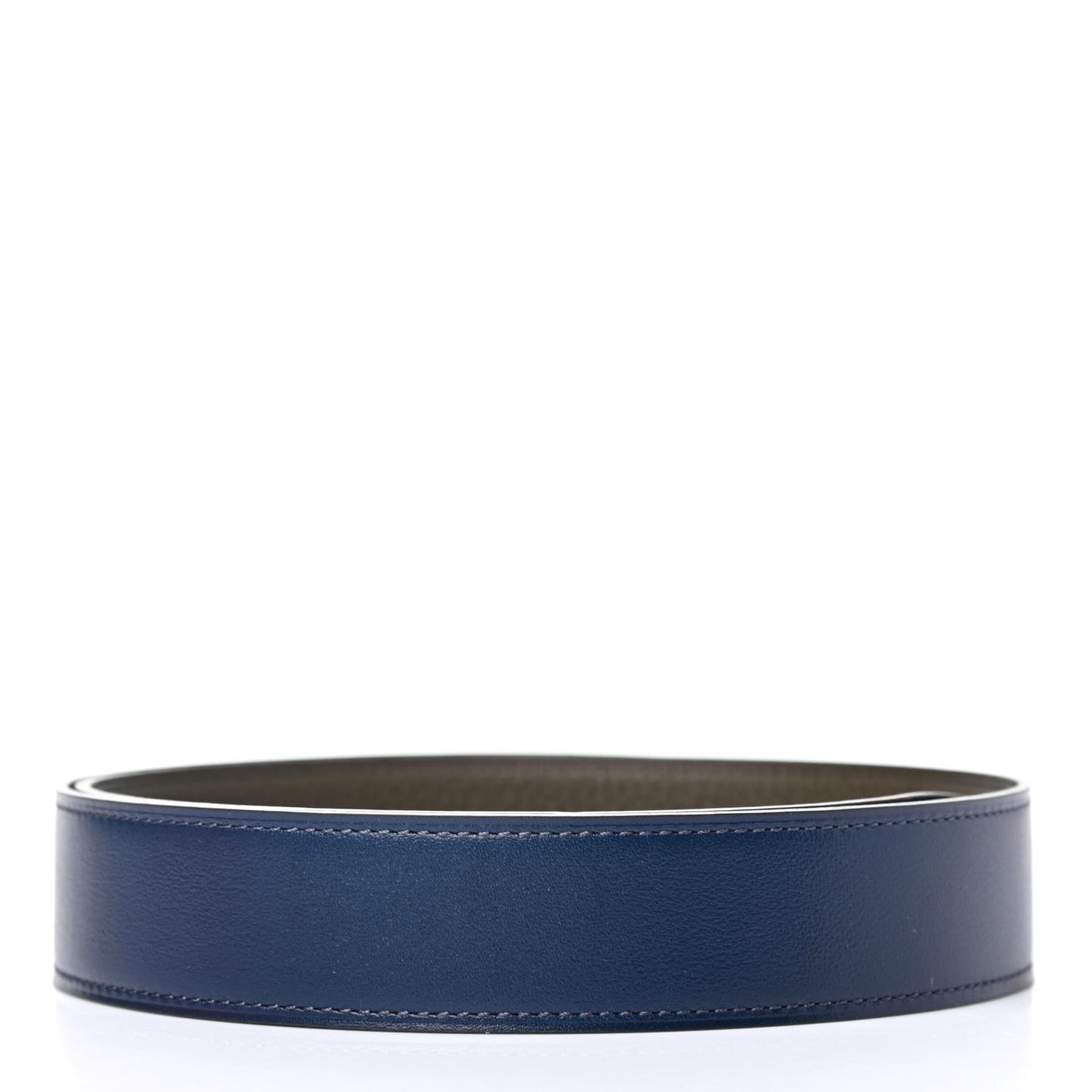 Box Togo 32mm Belt Strap 75 Bleu De Prusse Vert Maquis